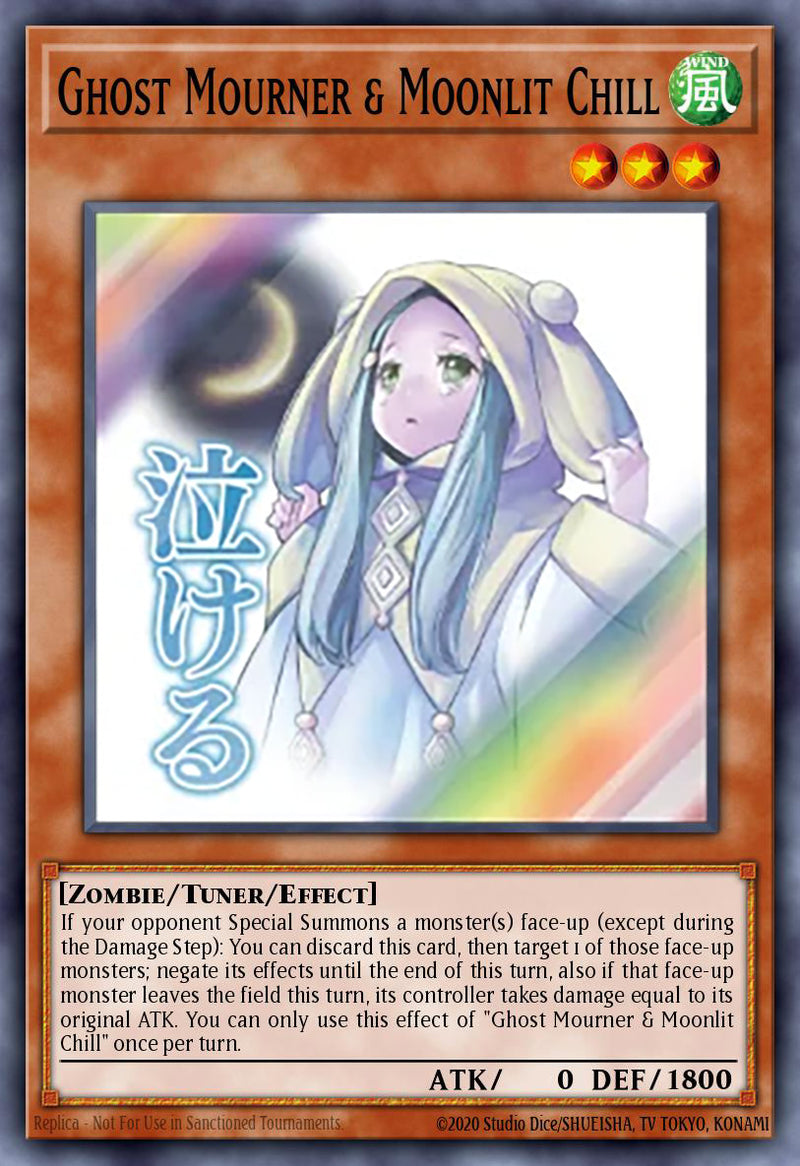 [ULTRA RARE]  Ghost Mourner & Moonlit Chill (STAMP) - RA05-EN096 - 1st Edition