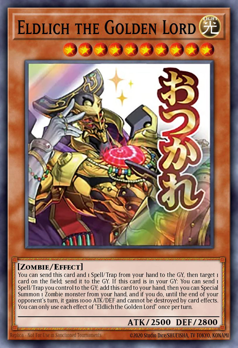 [ULTRA RARE]  Eldlich the Golden Lord (STAMP) - RA05-EN097 - 1st Edition