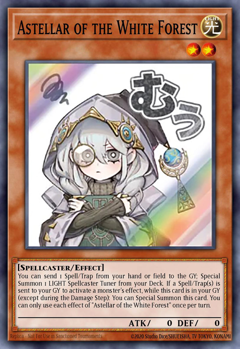 [ULTRA RARE]  Astellar of the White Forest (STAMP) - RA05-EN100 - 1st Edition