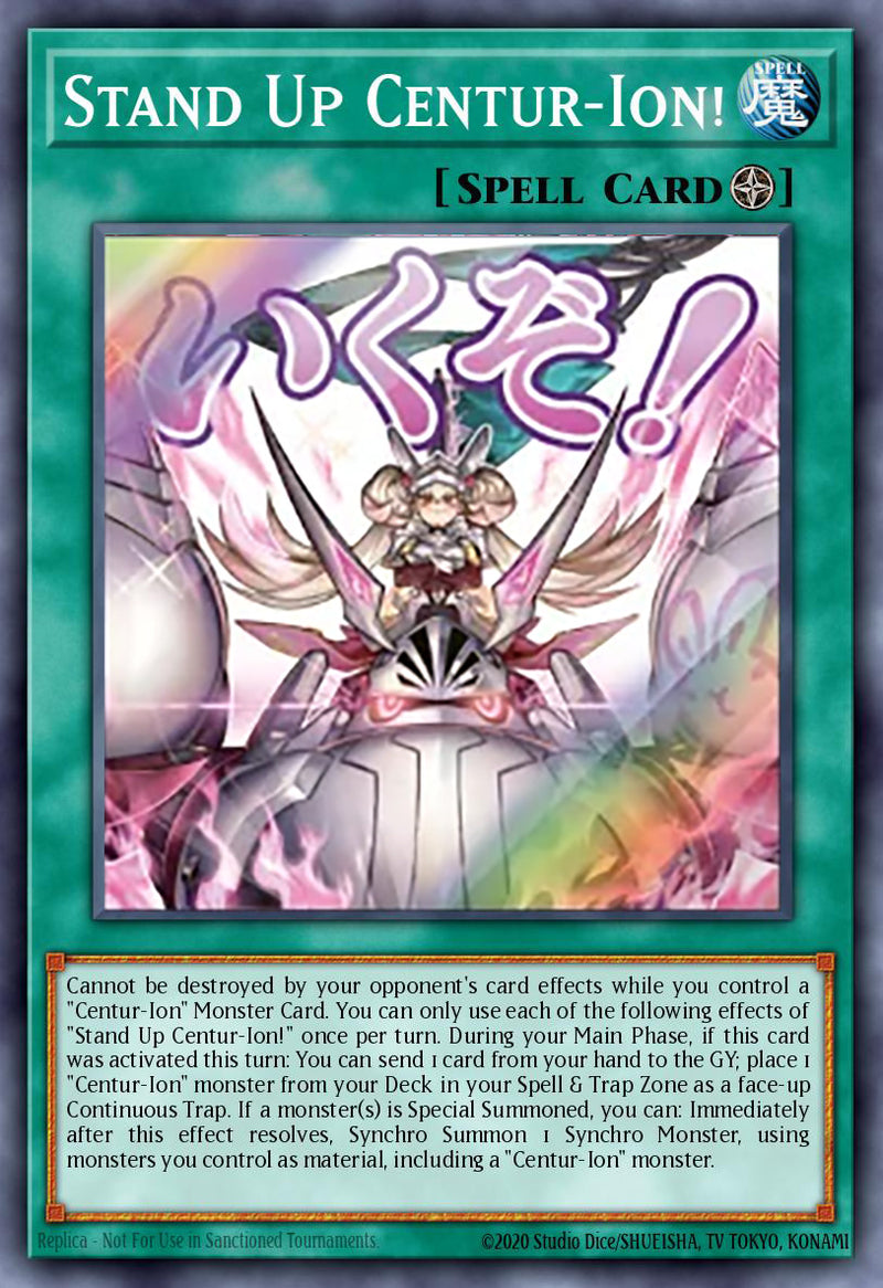 [ULTRA RARE]  Stand Up Centur-Ion! (STAMP) - RA05-EN122 - 1st Edition