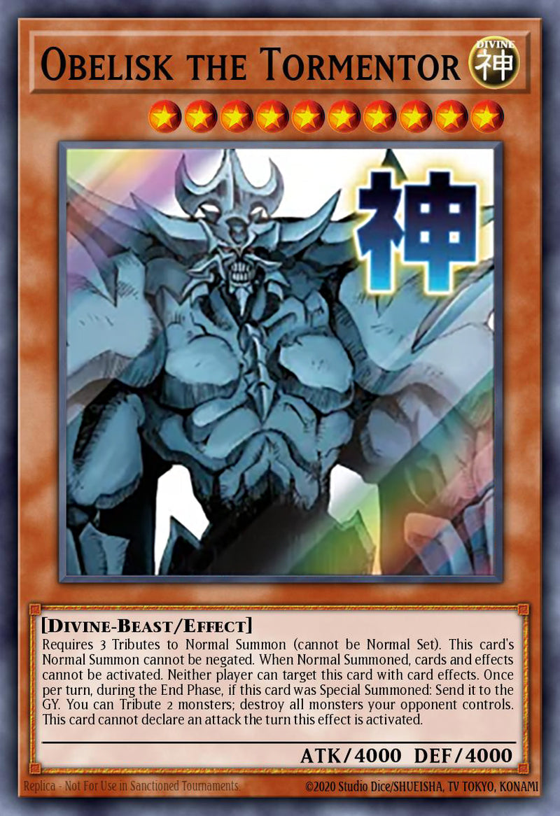 [ULTRA RARE]  Obelisk the Tormentor (STAMP) - RA05-EN129 - 1st Edition