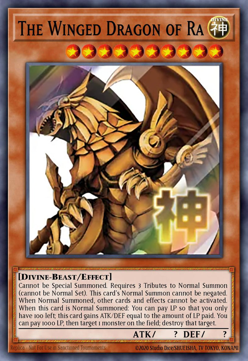 [ULTRA RARE]  The Winged Dragon of Ra (STAMP) - RA05-EN130 - 1st Edition