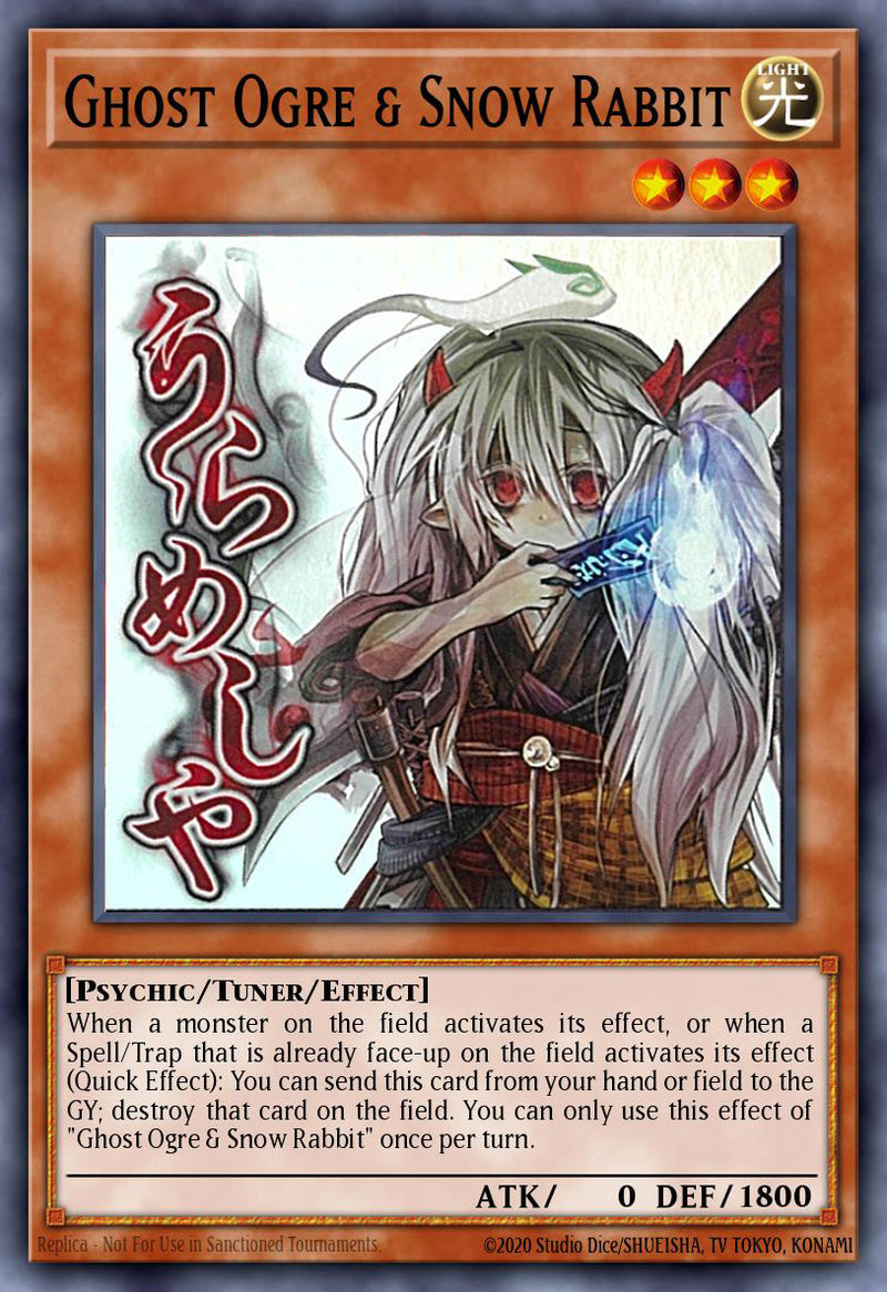 [ULTRA RARE]  Ghost Ogre & Snow Rabbit (STAMP) - RA05-EN131 - 1st Edition