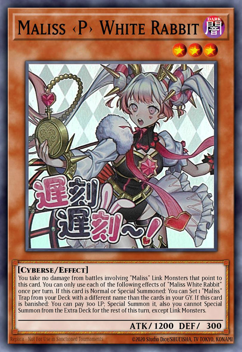 [ULTRA RARE]  Maliss <P> White Rabbit (STAMP) - RA05-EN136 - 1st Edition