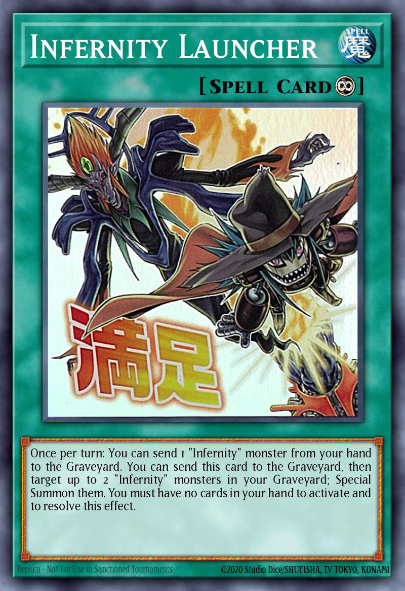 [ULTRA RARE]  Infernity Launcher (STAMP) - RA05-EN139 - 1st Edition