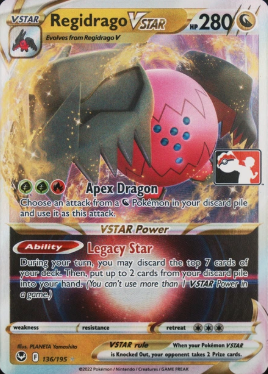 Regidrago VSTAR - 136/195 - Play! Prize Pack Series Promo