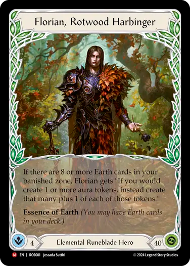 Florian, Rotwood Harbringer  - ROS001 - Majestic - Flesh and Blood Rosetta