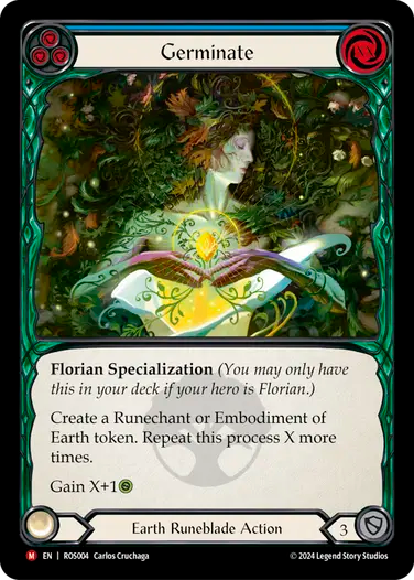 Germinate  - ROS004 - Majestic - Flesh and Blood Rosetta
