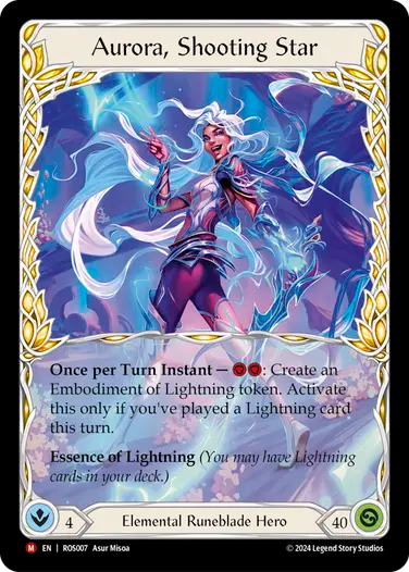 Aurora, Shooting Star  - ROS007 - Majestic - Flesh and Blood Rosetta