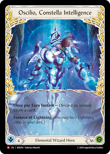 Oscilio, Constella Intelligence  - ROS019 - Majestic - Flesh and Blood Rosetta