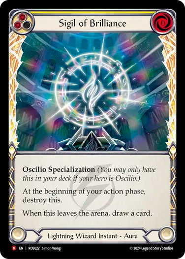 Sigil of Brilliance  - ROS022 - Majestic - Flesh and Blood Rosetta