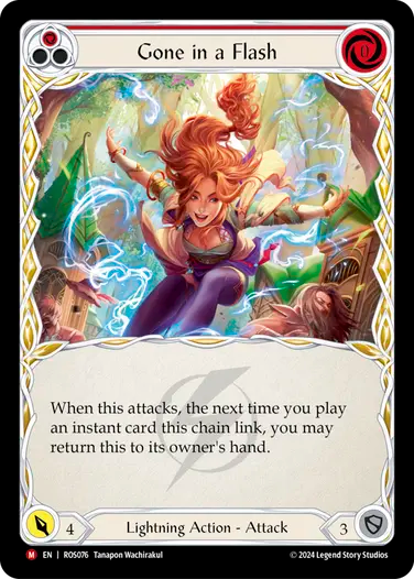 Gone in a Flash  - ROS076 - Majestic - Flesh and Blood Rosetta