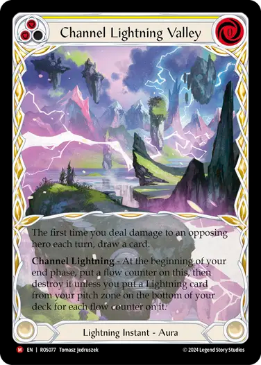 RAINBOW FOIL Channel Lightning Valley - ROS077 - Majestic