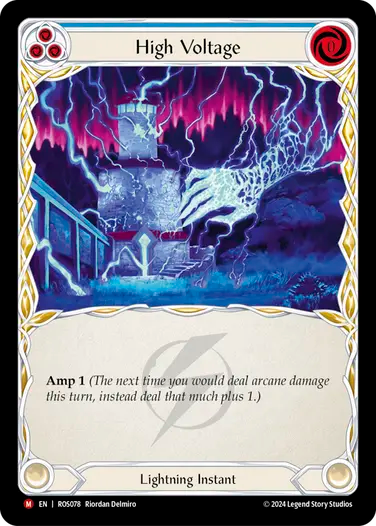 High Voltage  - ROS078 - Majestic - Flesh and Blood Rosetta