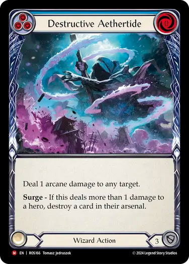 Destructive Aethertide  - ROS166 - Majestic - Flesh and Blood Rosetta