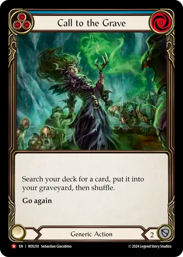 Call to Grave  - ROS218 - Majestic - Flesh and Blood Rosetta