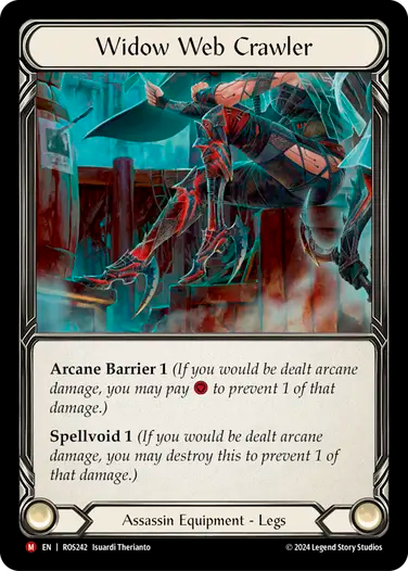 Widow Web Crawler  - ROS242 - Majestic - Flesh and Blood Rosetta
