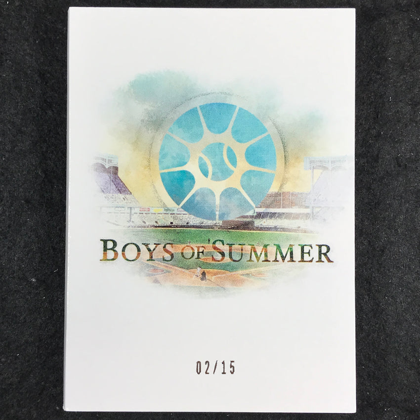 2025 Boys of Summer BRYCE RAINER Jumbo Swatch Patch Auto Booklet 2/15