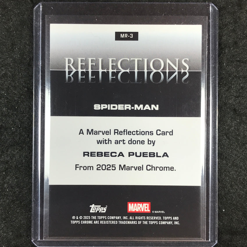 2025 Topps Chrome Marvel SPIDER-MAN Reflections SSP 2/25 #3