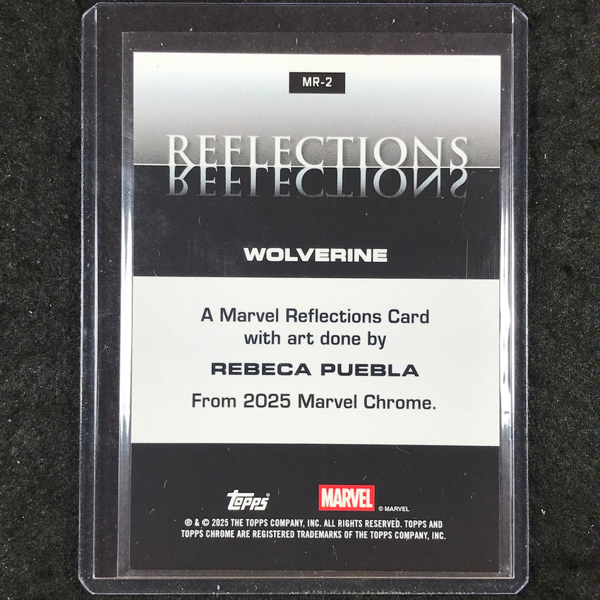 2025 Topps Chrome Marvel WOLVERINE Reflections SSP #2