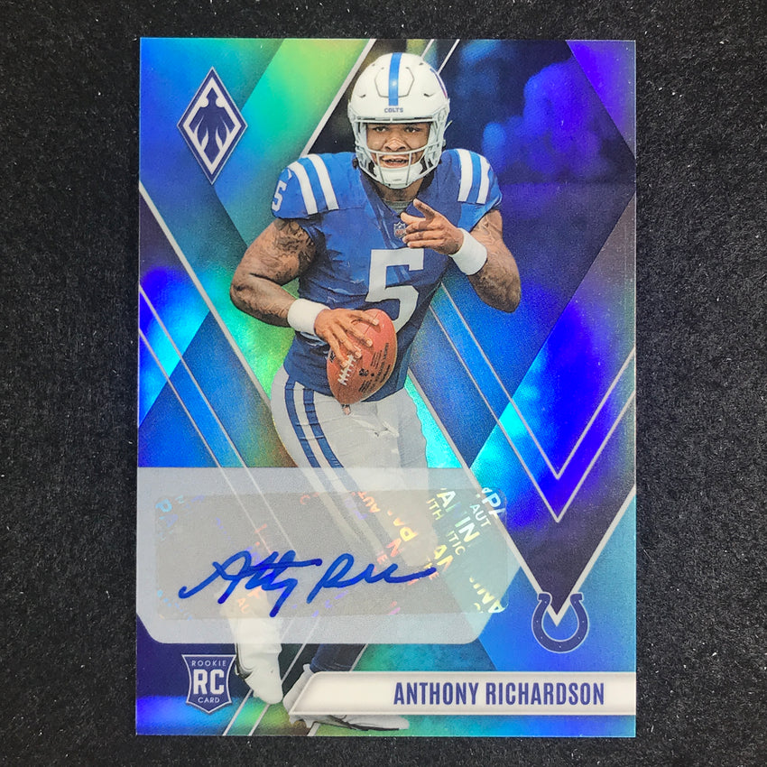 2023 Phoenix Football Anthony Richardson Rookie Base Auto Seismic 12/15