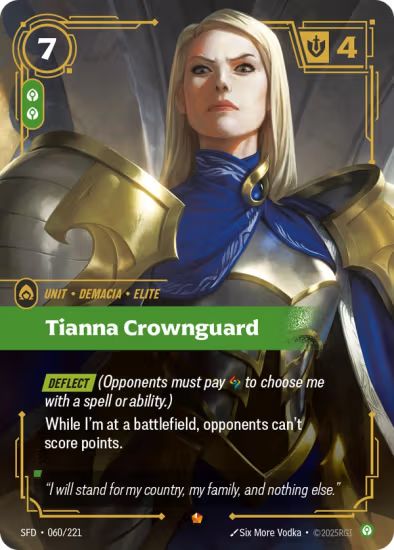 Tianna Crownguard (060/221) Epic - Riftbound Spiritforged
