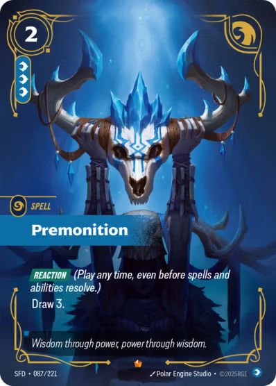 Premonition (087/221) Epic - Riftbound Spiritforged