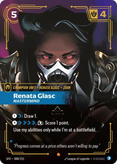 Renata Glasc - Mastermind (088/221) Epic - Riftbound Spiritforged