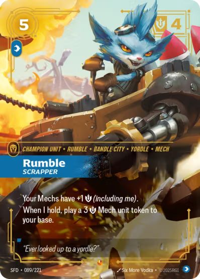 Rumble - Scrapper (089/221) Epic - Riftbound Spiritforged