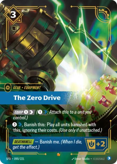 The Zero Drive (090/221) Epic - Riftbound Spiritforged
