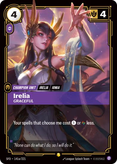 [ALTERNATE ART] Irelia - Graceful (141a/221) - Riftbound Spiritforged