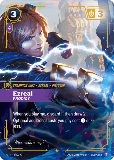 Ezreal - Prodigy (149/221) Epic - Riftbound Spiritforged