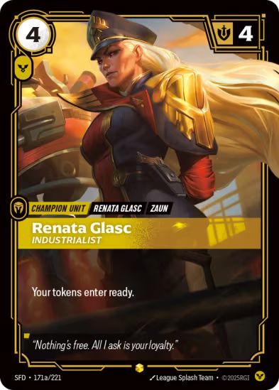 [ALTERNATE ART] Renata Glasc - Industrialist (171a/221) - Riftbound Spiritforged