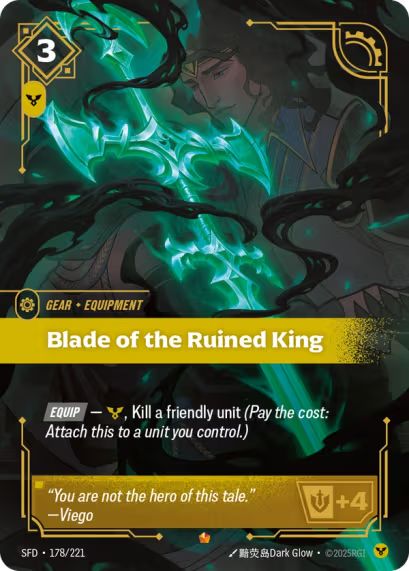 Blade of the Ruined King (178/221) Epic - Riftbound Spiritforged