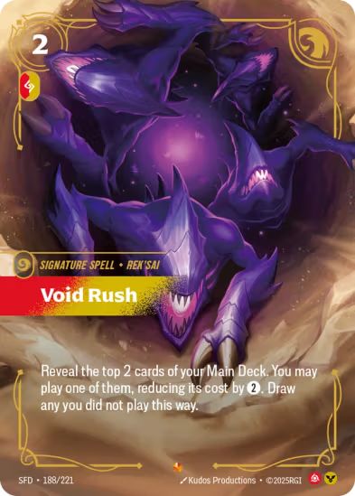 Void Rush (188/221) Epic - Riftbound Spiritforged