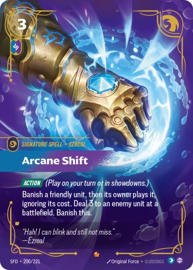 Arcane Shift (200/221) Epic - Riftbound Spiritforged