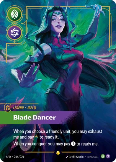 Irelia - Blade Dancer (Overnumbered) (246/221) - Riftbound Spiritforged