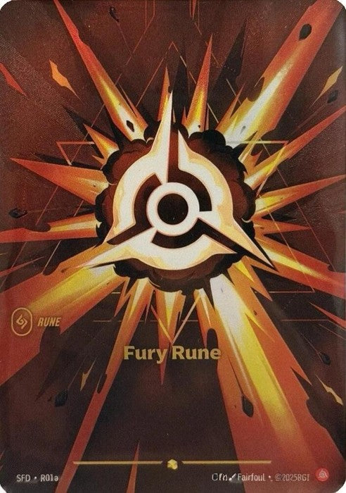 [ALTERNATE ART] Fury Rune (R01a) - Riftbound Spiritforged