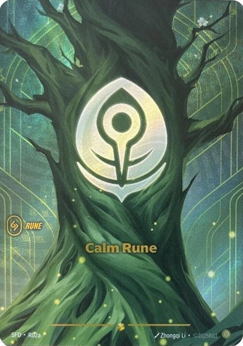 [ALTERNATE ART] Calm Rune (R02a) - Riftbound Spiritforged