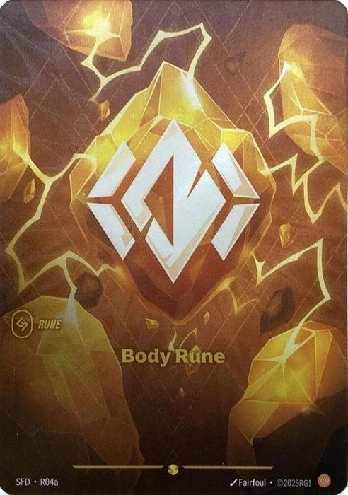 [ALTERNATE ART] Body Rune (R04a) - Riftbound Spiritforged
