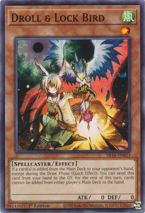 Droll & Lock Bird - SR14-EN023 - Common 1st Edition