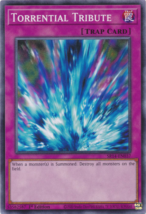 Torrential Tribute - SR14-EN037 - Common 1st Edition