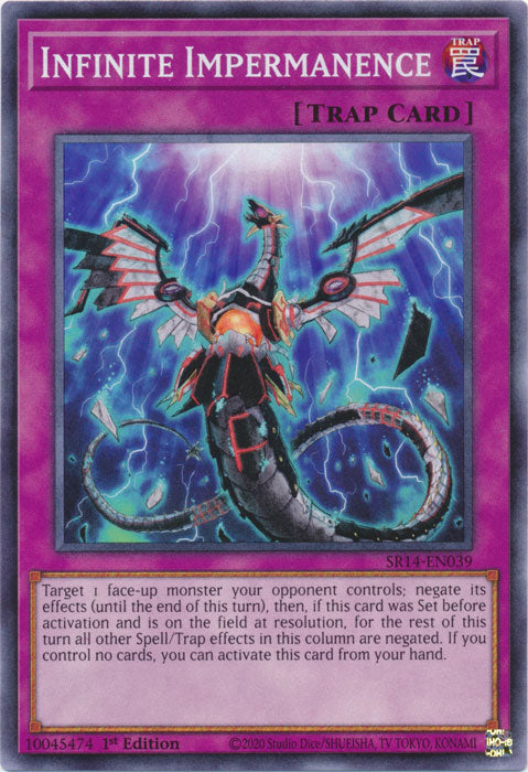 Infinite Impermanence - SR14-EN039 - Common 1st Edition