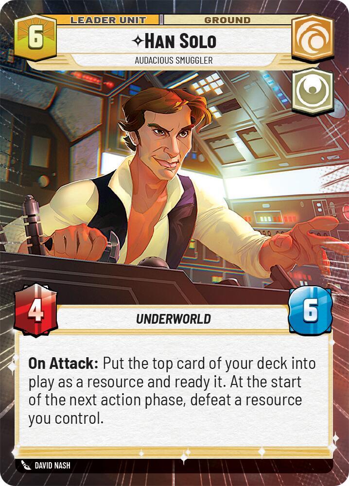 HYPERSPACE Han Solo - Audacious Smuggler - #283 - Rare Spark of Rebellion