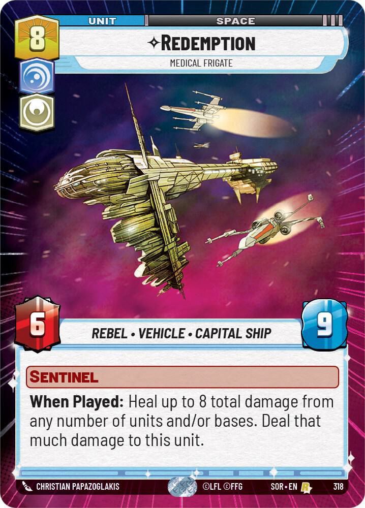 HYPERSPACE Redemption - Medical Frigate - #318 - Rare Spark of Rebellion