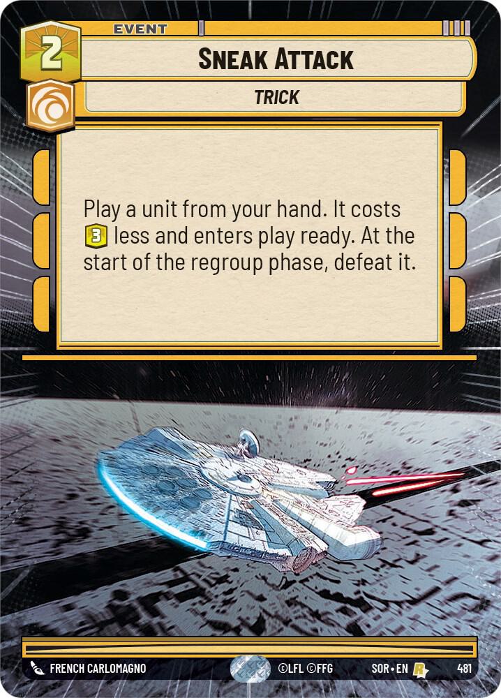 HYPERSPACE Sneak Attack - #481 - Rare Spark of Rebellion