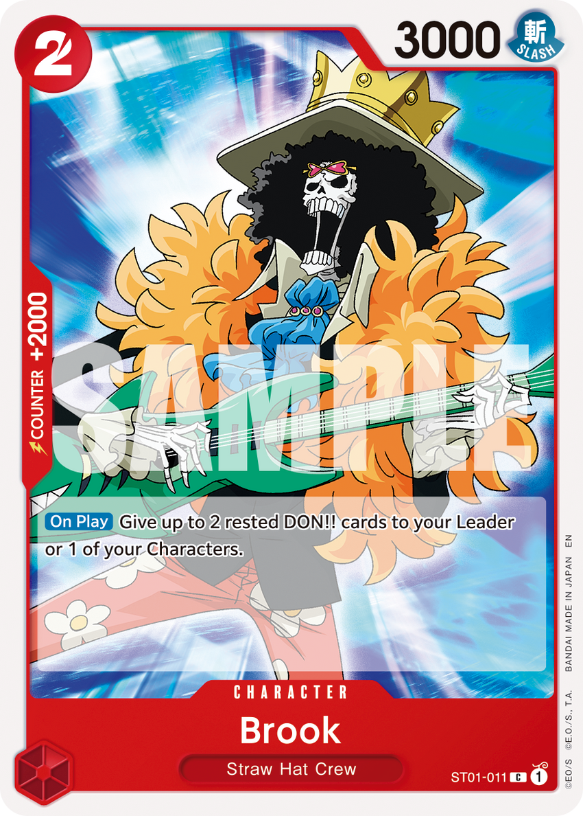 Brook (RED) - (ST01-011) -  [PIRATE FOIL]  [PRB-02] Premium Booster - THE BEST - VOL. 2