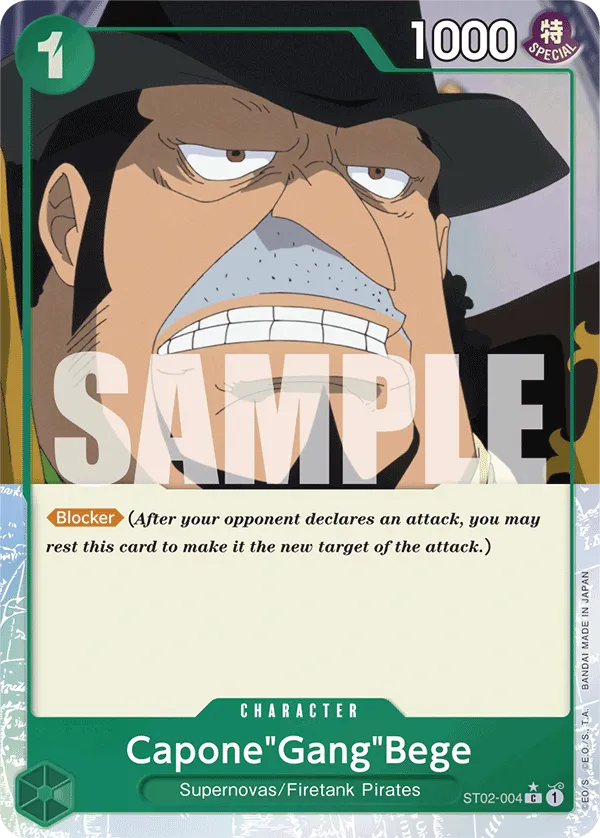 [FULL ART] Capone"Gang"Bege - ST02-004 - C PRB-01 THE BEST Premium Booster