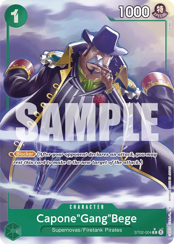 [ALTERNATE ART] Capone"Gang"Bege - ST02-004 - C PRB-01 THE BEST Premium Booster