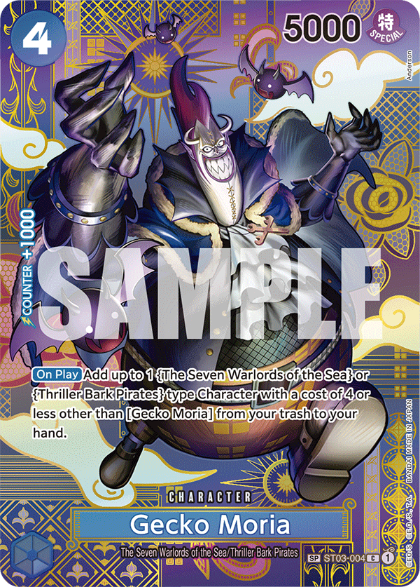 Gecko Moria [SP] ST03-004 - Special OP-08 Two Legends
